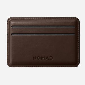 Nomad Horween Leather Card Wallet - Rustic Brown